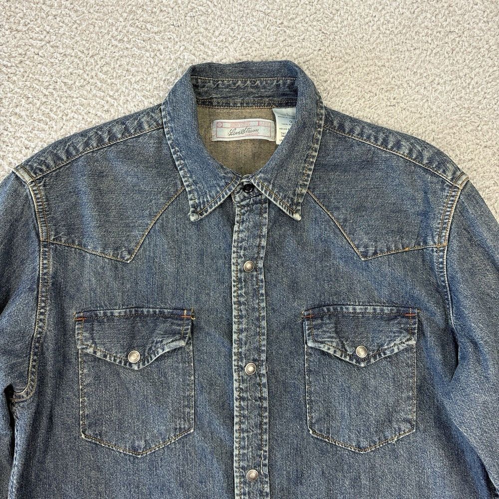 Levi's Dark Blue Casual Button-Down Shirt